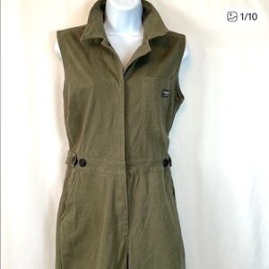 Wildfang jumpsuit olive green size M